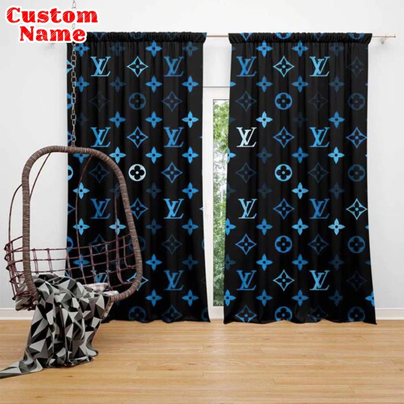 Lv Luxury Type 12 Shower Curtain, Supreme Louis Vuitton Shower Curtain
